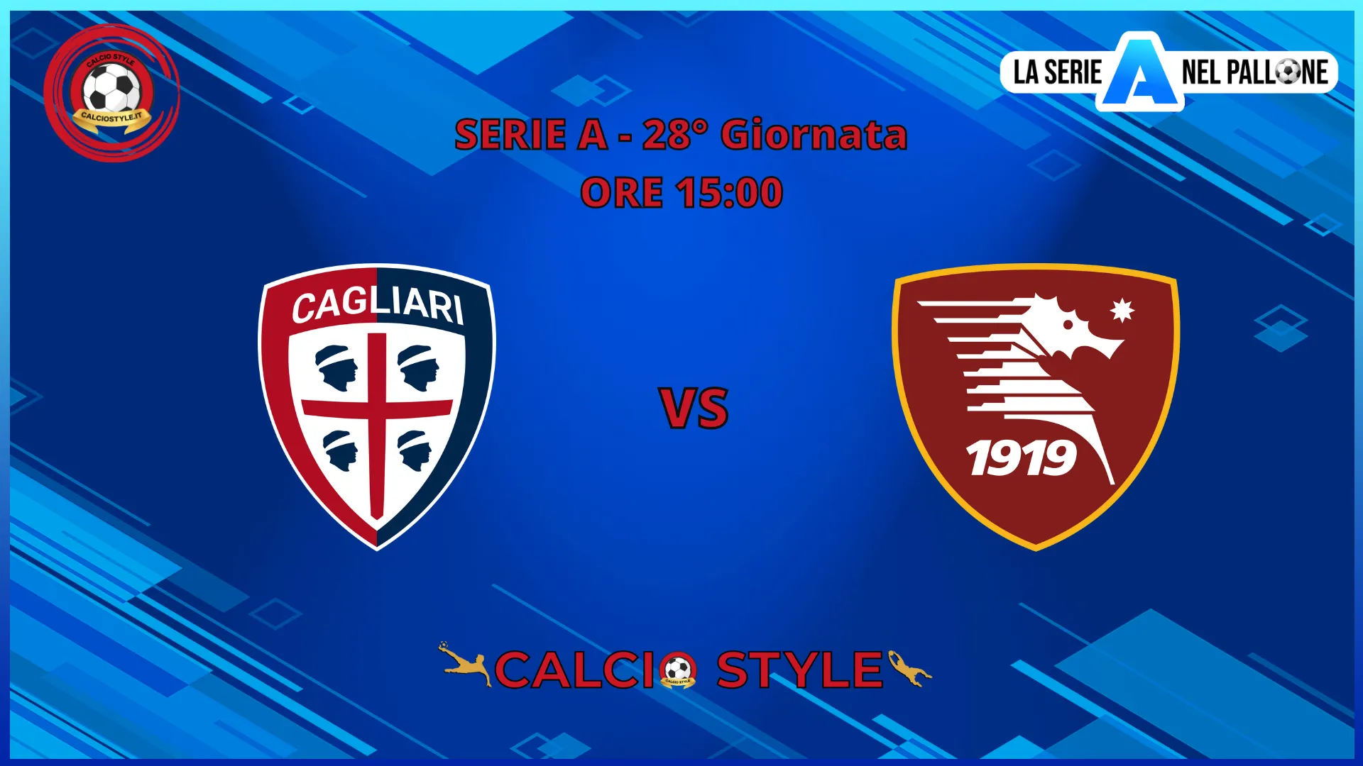 Cagliari - Salernitana: le formazioni ufficiali