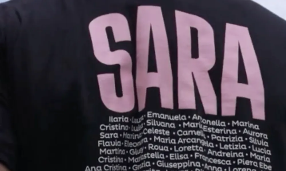 Maglia Palermo per Sara contro la violenza