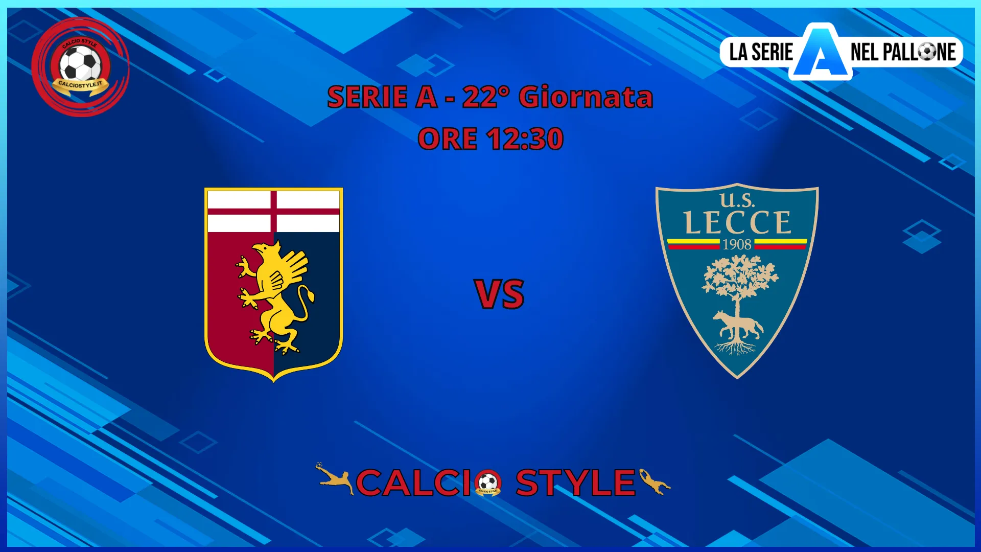 Genoa - Lecce: le probabili formazioni e dove vederla