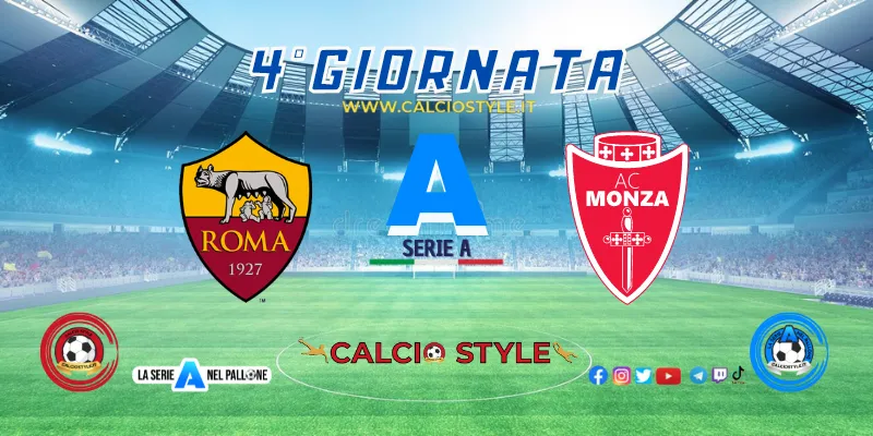 Roma-Monza, probabili formazioni e dove vederla