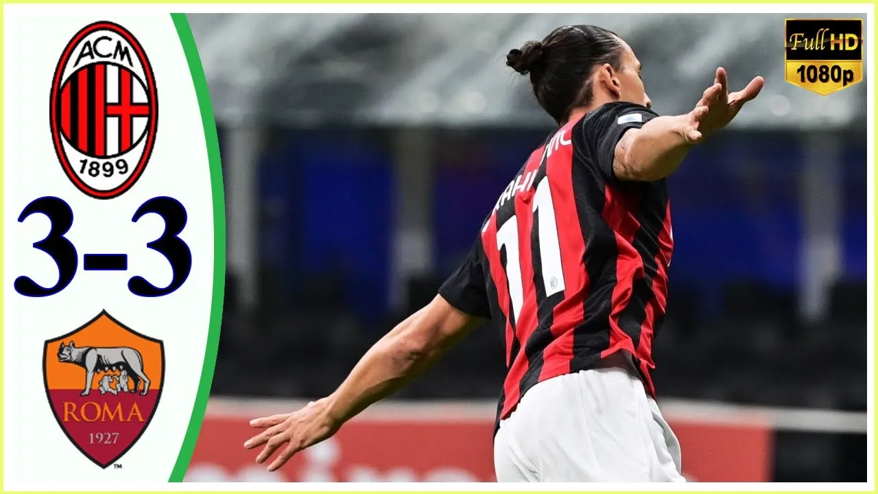 Pari spettacolo tra Milan e Roma: a San Siro finisce 3-3