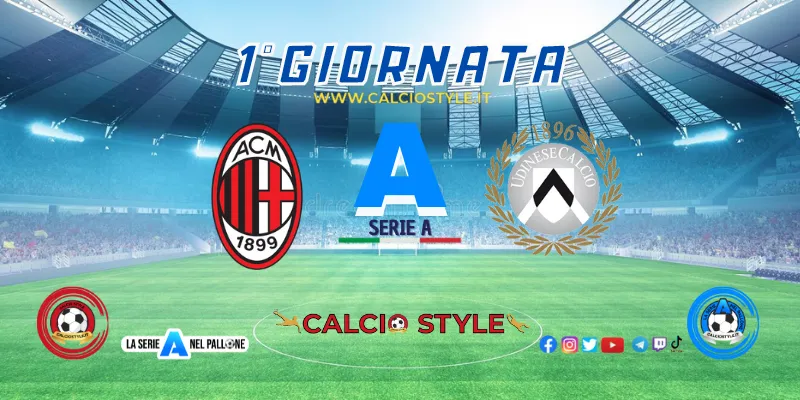 Milan-Udinese: probabili formazioni e dove vederla