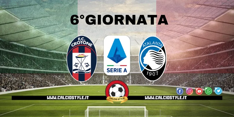 Crotone-Atalanta: probabili formazioni e dove vederla