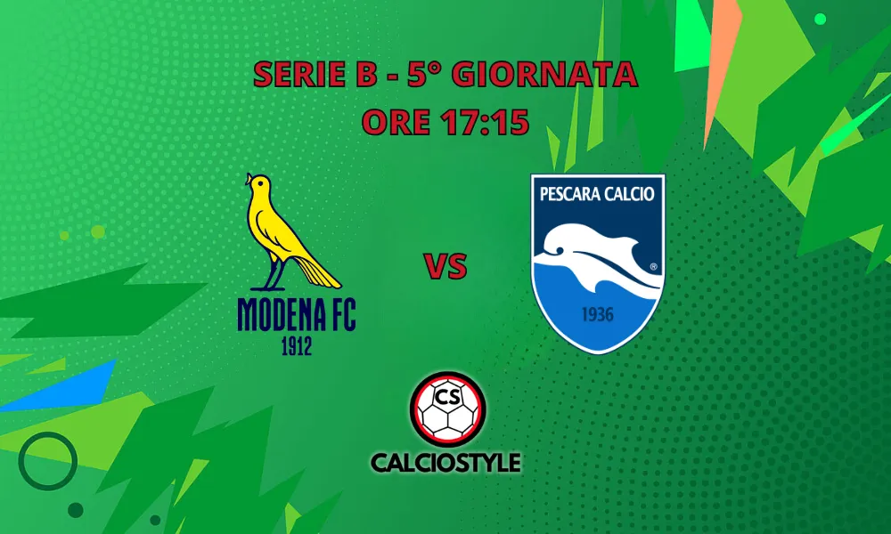 Modena-Pescara, probabili formazioni e dove vederla