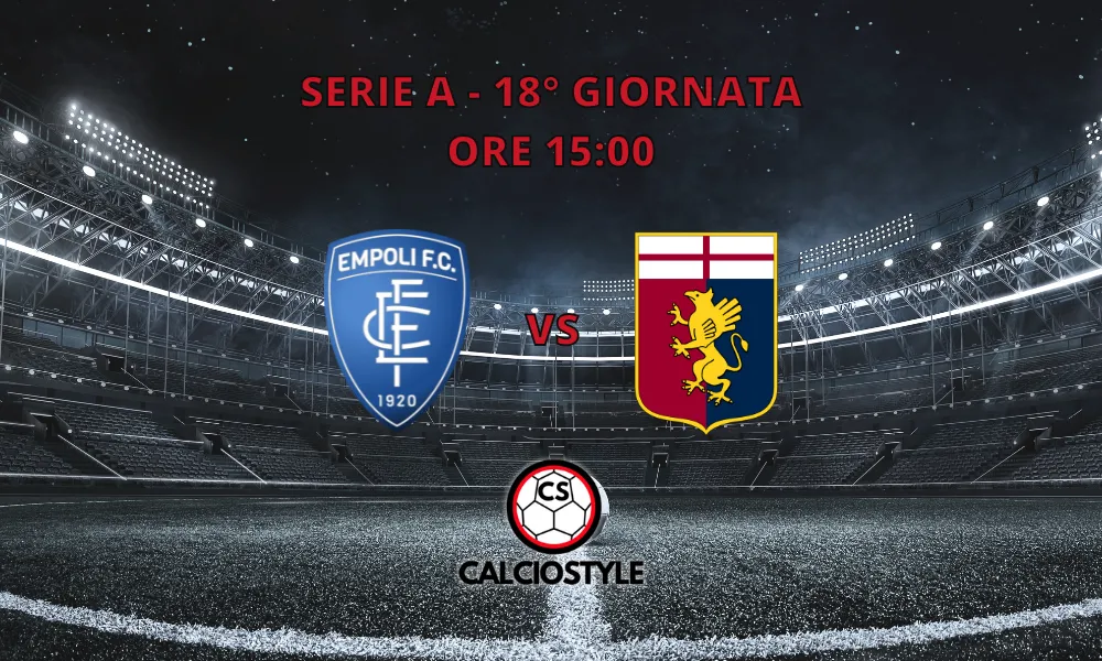 Empoli-Genoa 1-2. Goal e Highlights