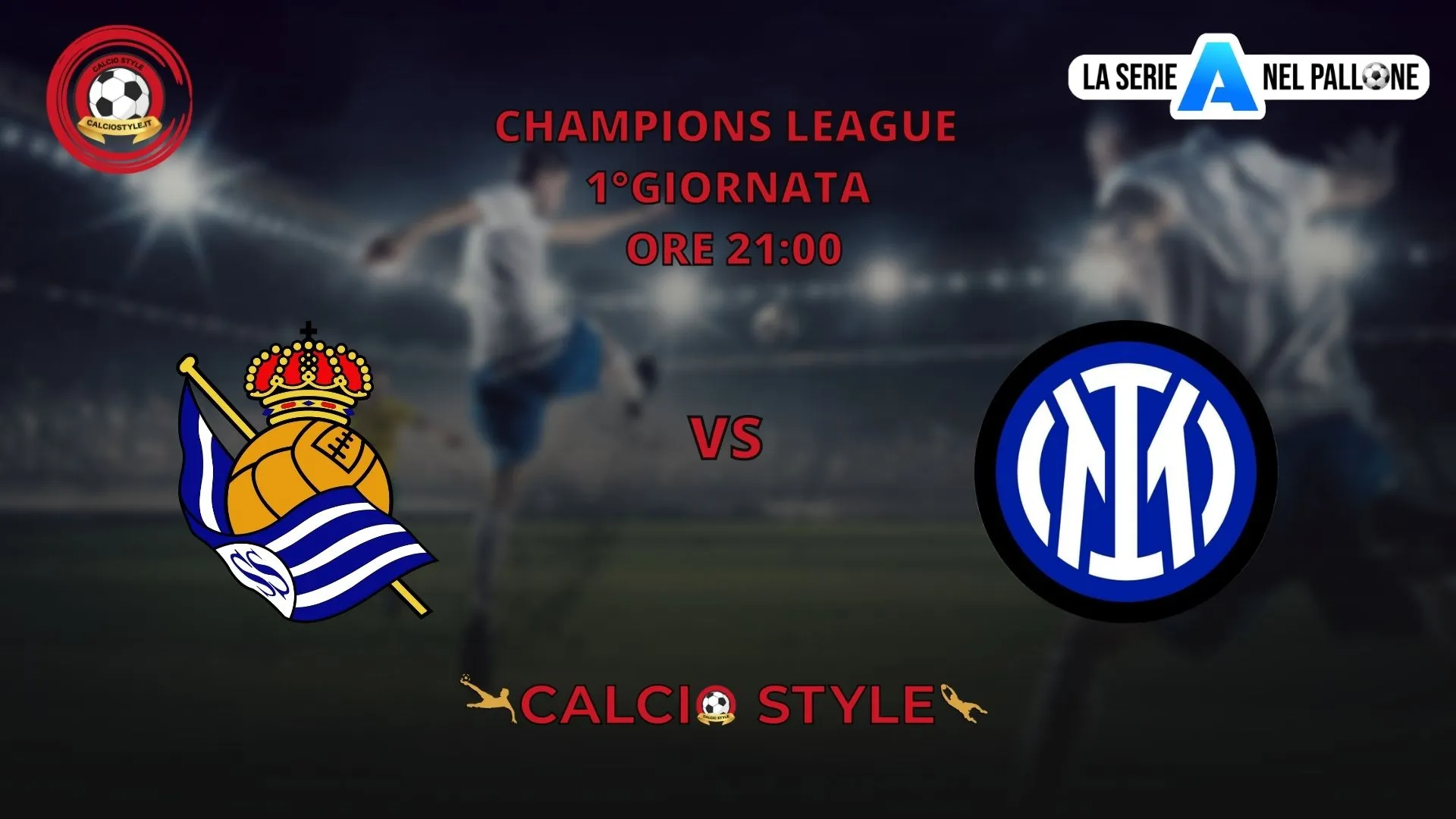 Real Sociedad - Inter: le formazioni ufficiali