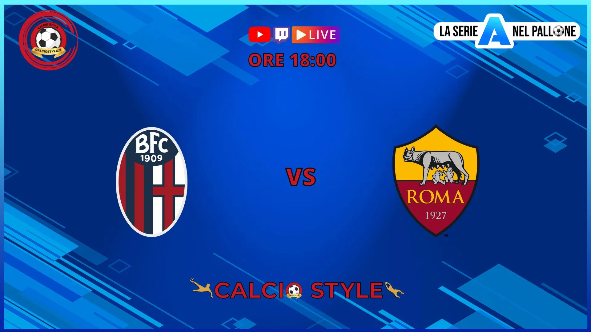 Bologna - Roma, le formazioni ufficiali