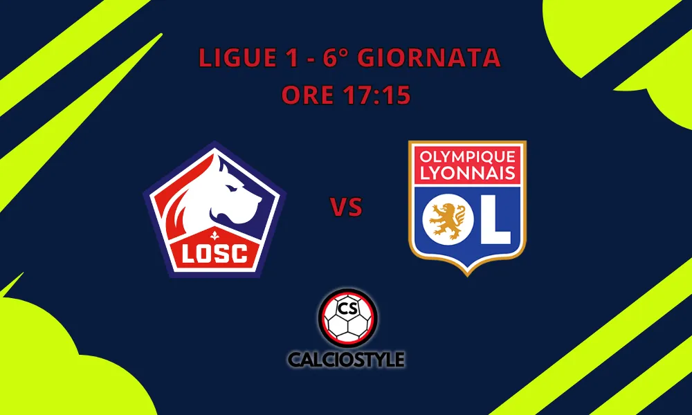 Lille-Olympique Lione, probabili formazioni e dove vederla