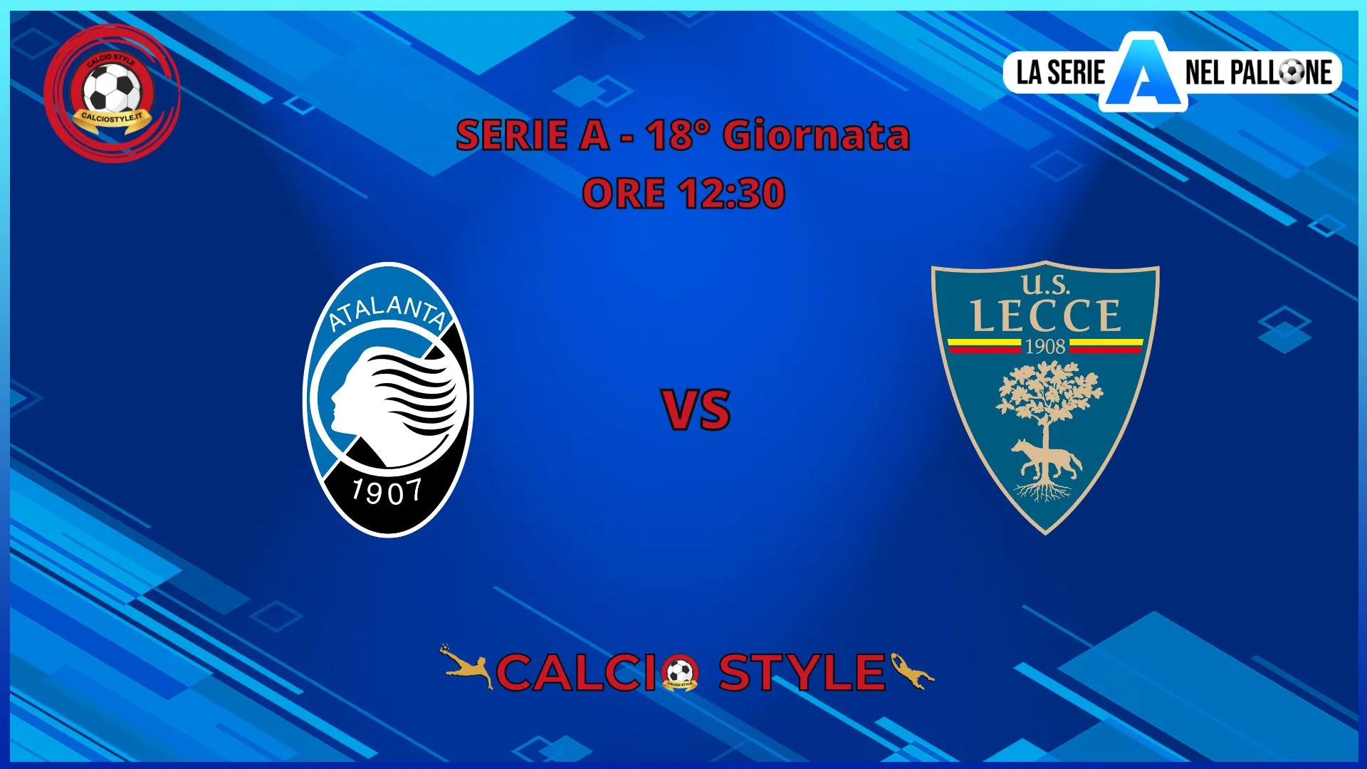 Atalanta - Lecce, le formazioni ufficiali