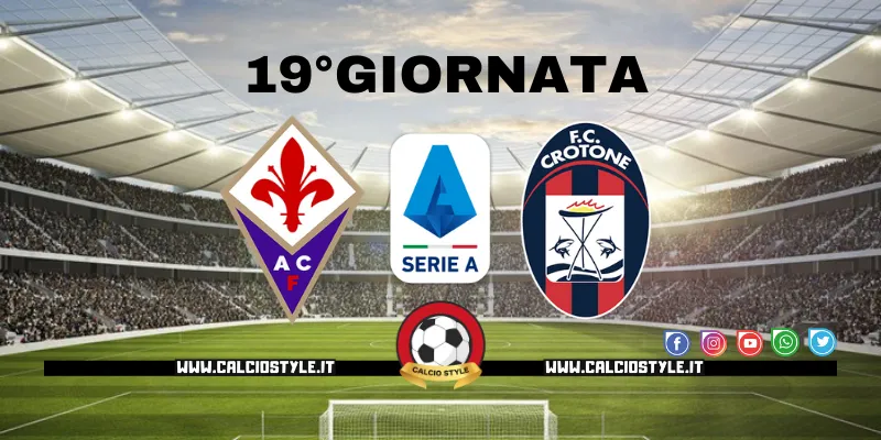 Fiorentina-Crotone: probabili formazioni e dove vederla