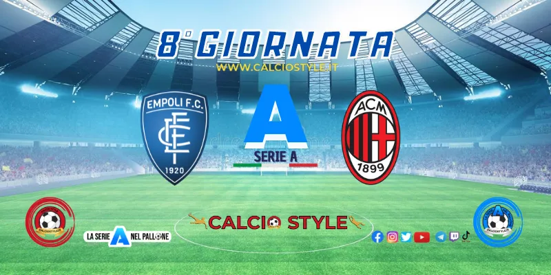 Empoli-Milan: probabili formazioni e dove vederla