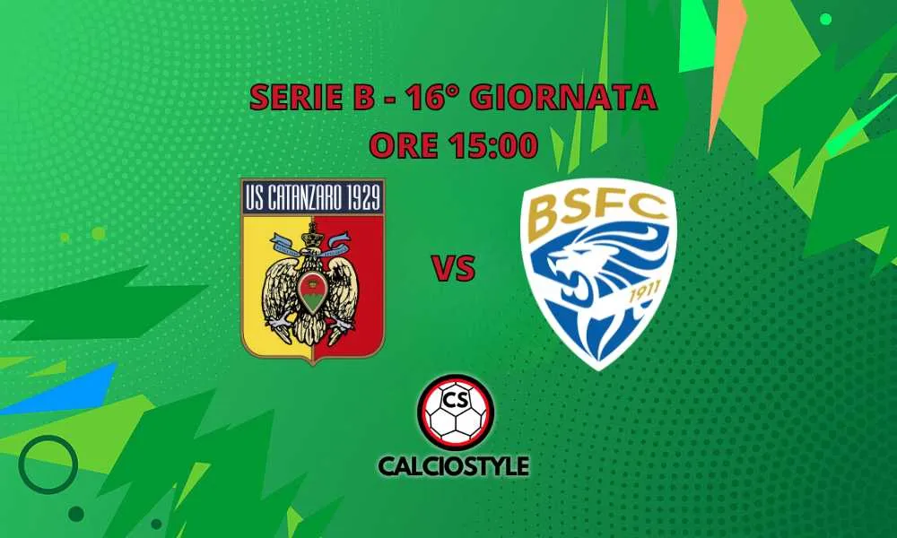 Catanzaro-Brescia, le probabili formazioni e dove vederla