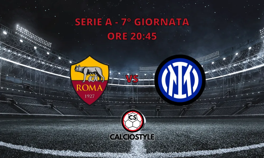 Roma-Inter, probabili formazioni e dove vederla