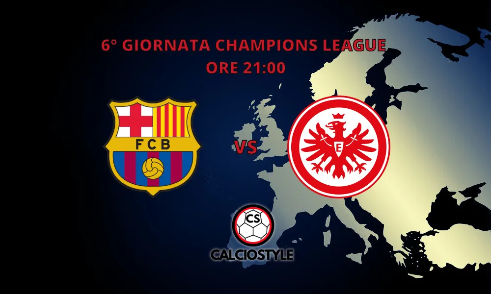 Barcellona-Eintracht Francoforte, le probabili formazioni e dove vederla