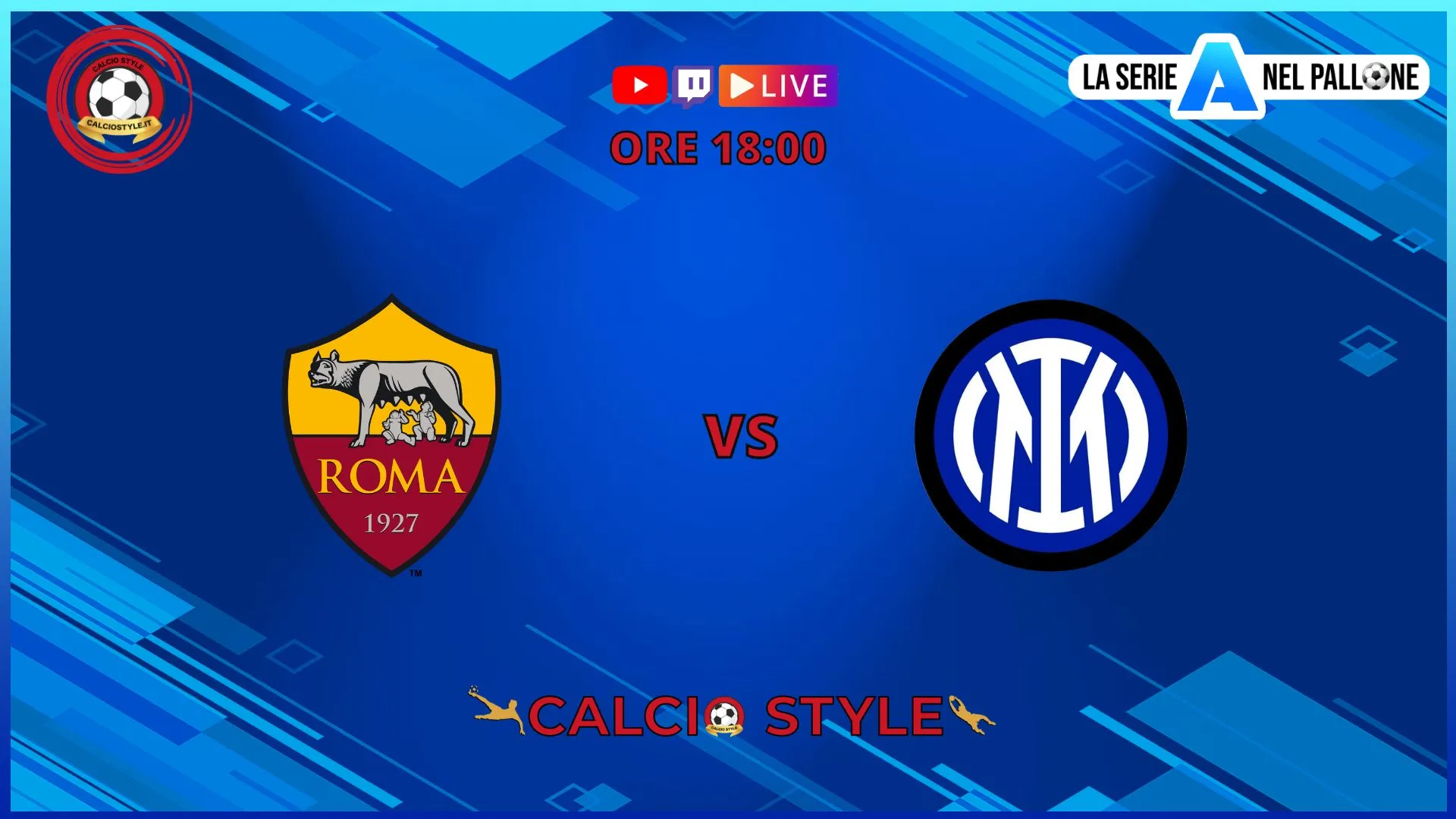 Roma - Inter, le formazioni ufficiali