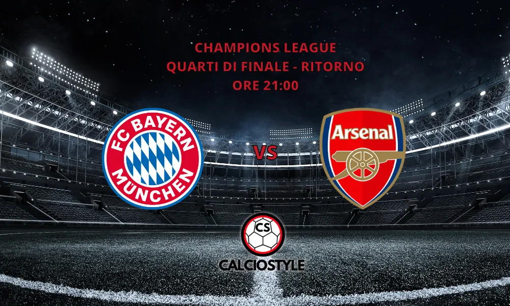 Bayern Monaco-Arsenal, probabili formazioni e dove vederla