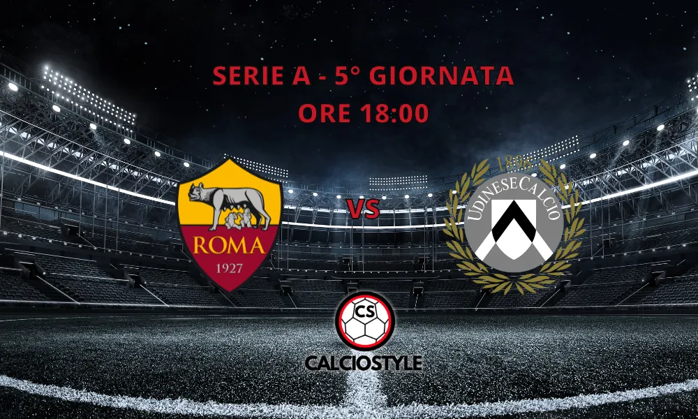 Roma-Udinese, probabili formazioni e dove vederla