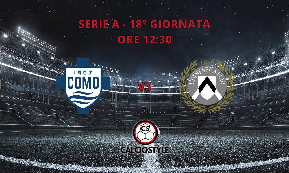 Como-Udinese, le probabili formazioni e dove vederla