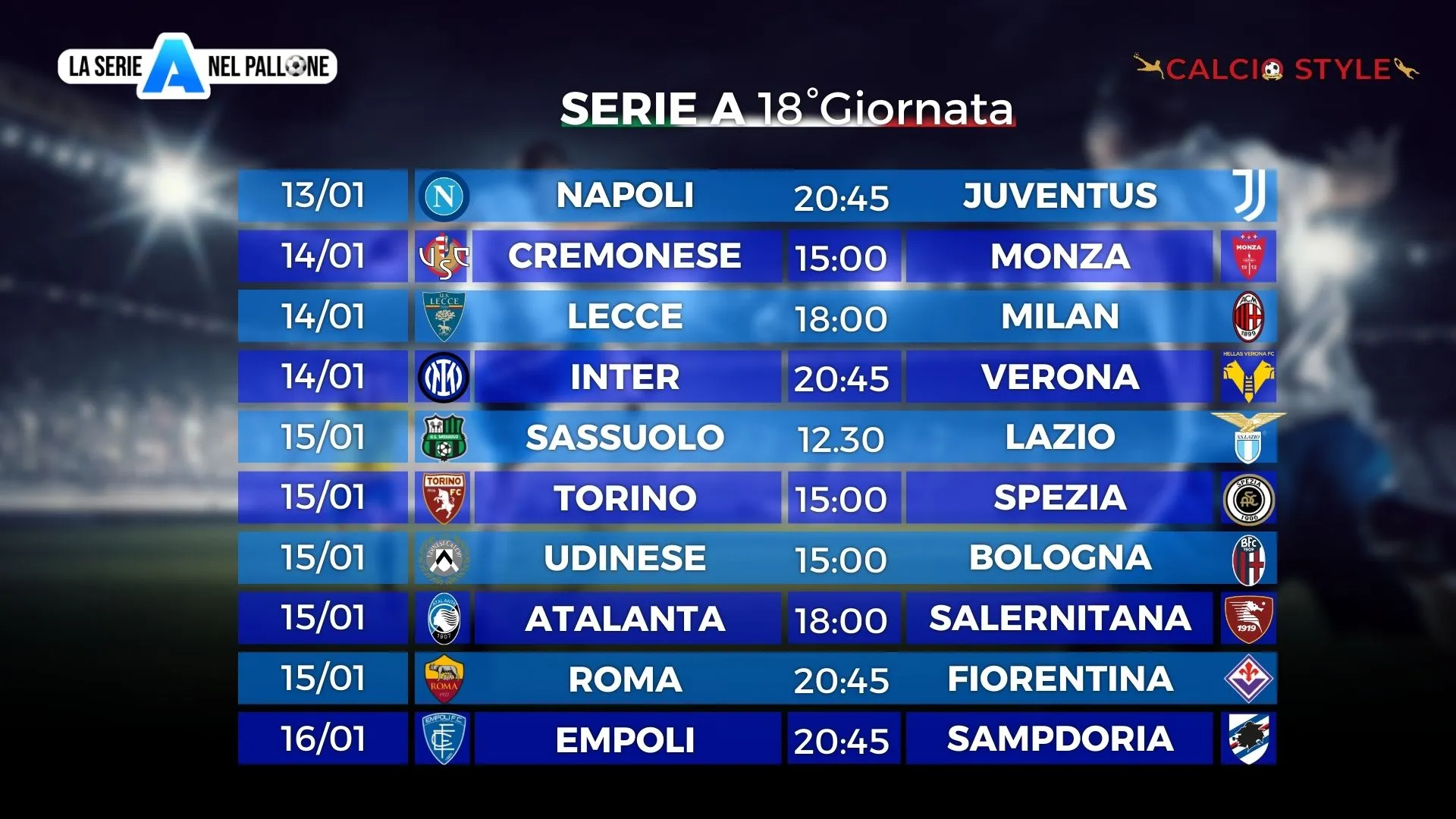 Serie A: probabili formazioni e fantaconsigli