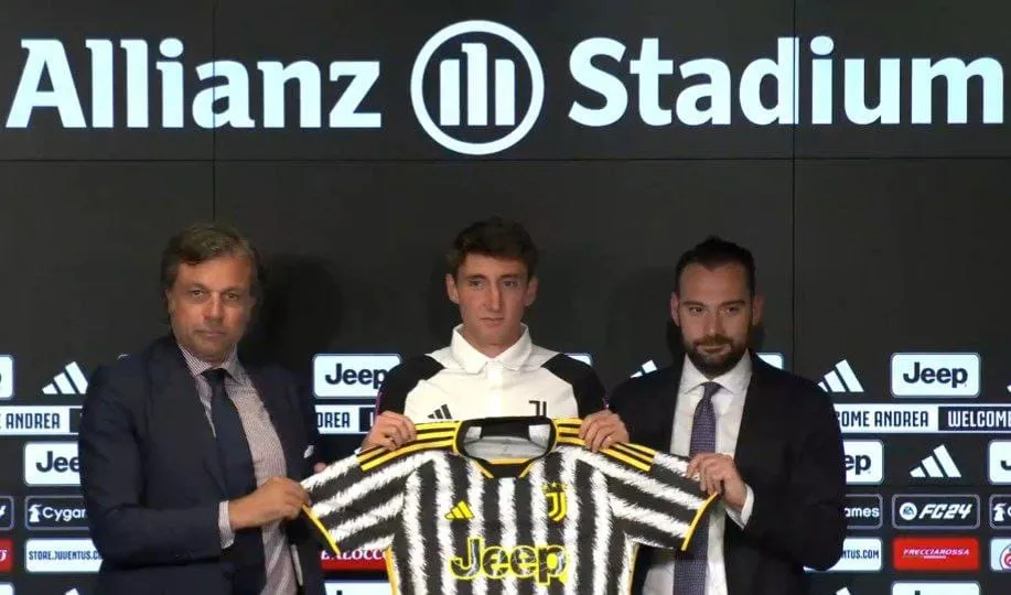 Juventus: Cambiaso si presenta in conferenza