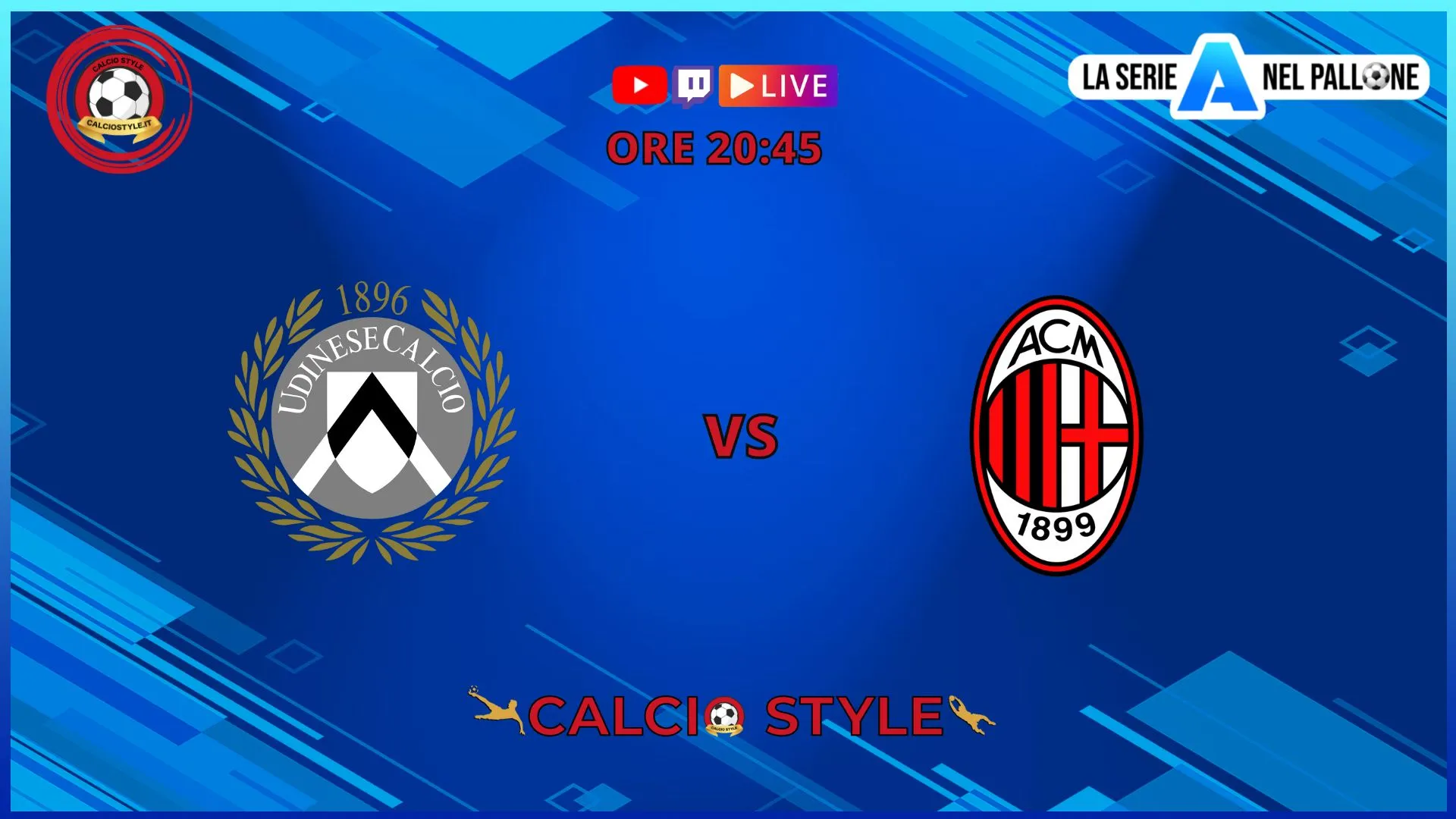 Udinese-Milan, le ufficiali: out Hernandez, Pioli rilancia il totem
