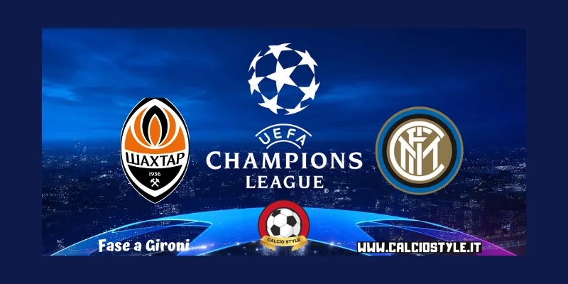 Shakhtar Donetsk-Inter: probabili formazioni e dove vederla