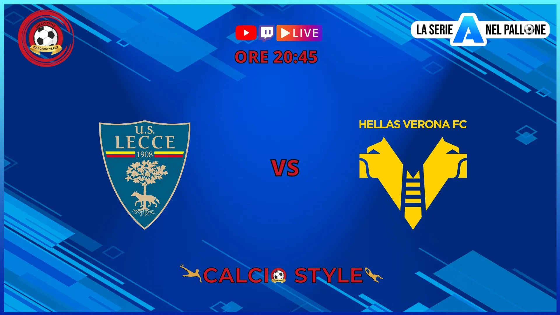 Lecce vs Hellas Verona: le scelte ufficiali