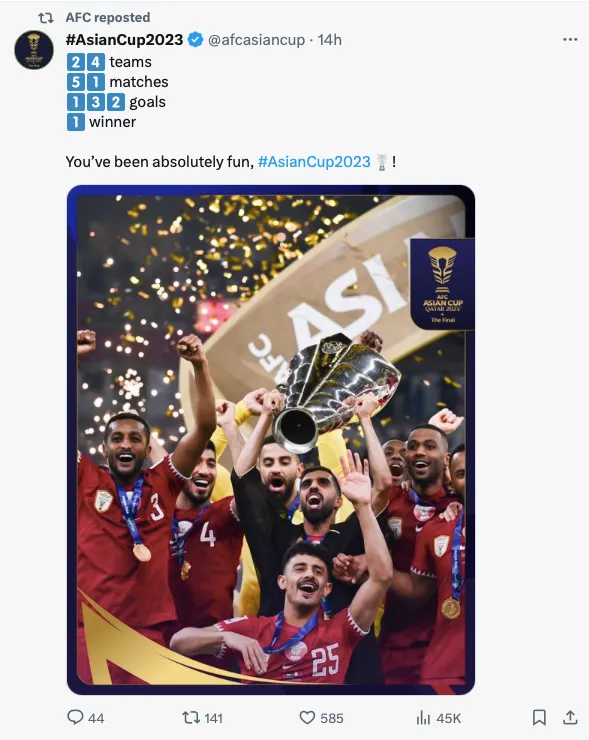 Qatar vince Coppa d'Asia