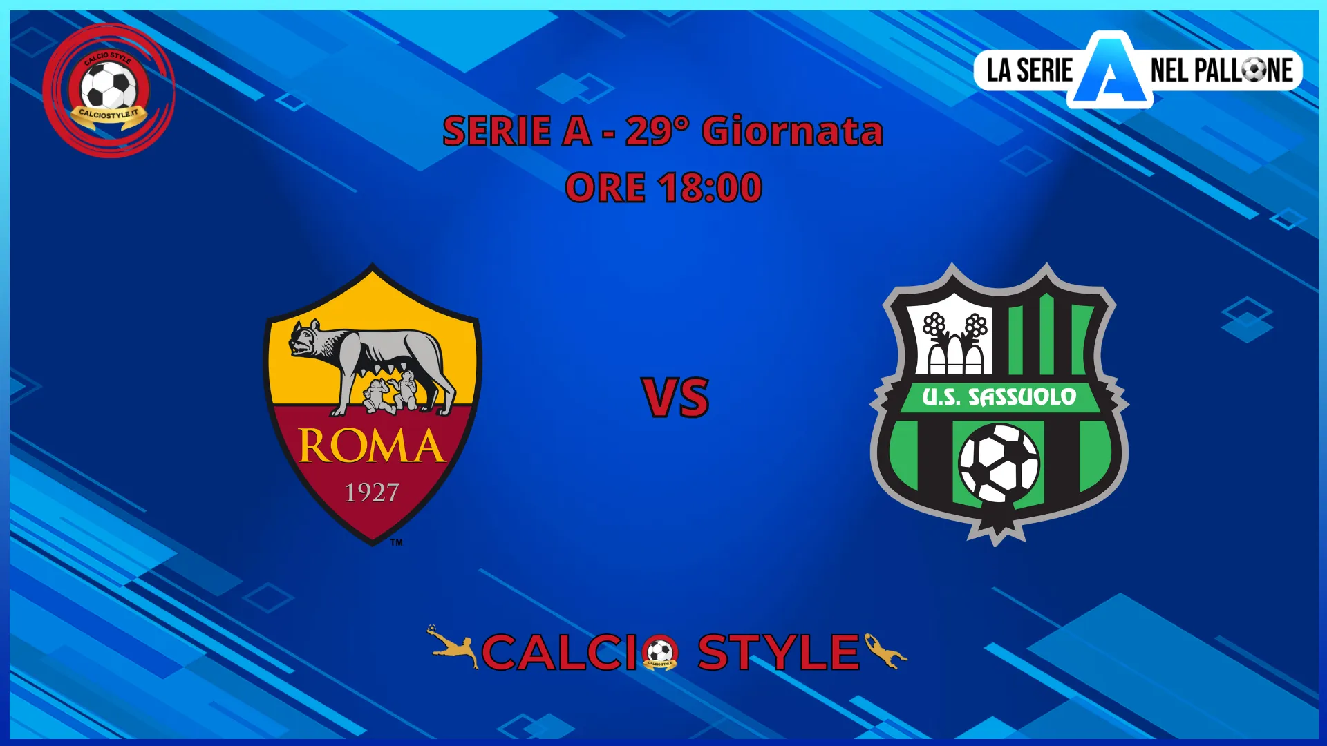Roma-Sassuolo: curiosità e statistiche