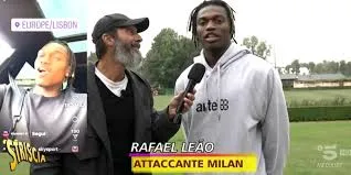 Milan, ramanzina e rap per Rafael Leao: beccato da Striscia la notizia