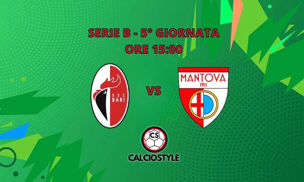 Bari-Mantova: le probabili formazioni e dove vederla