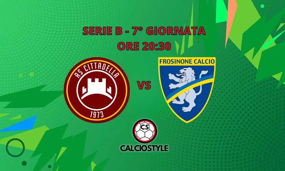Cittadella-Frosinone, le probabili formazioni e dove vederla