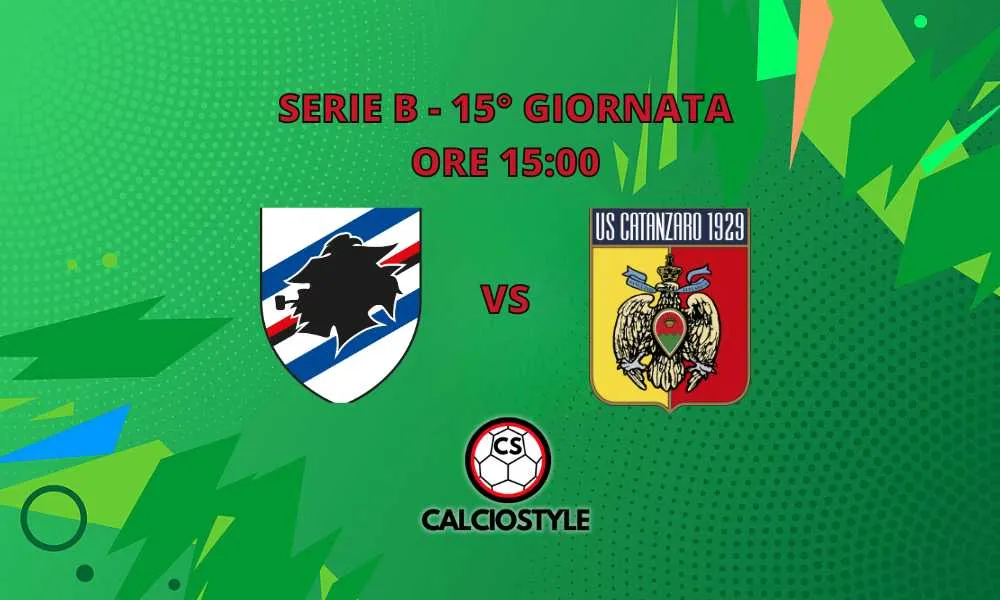 Sampdoria-Catanzaro: probabili formazioni e dove vederla