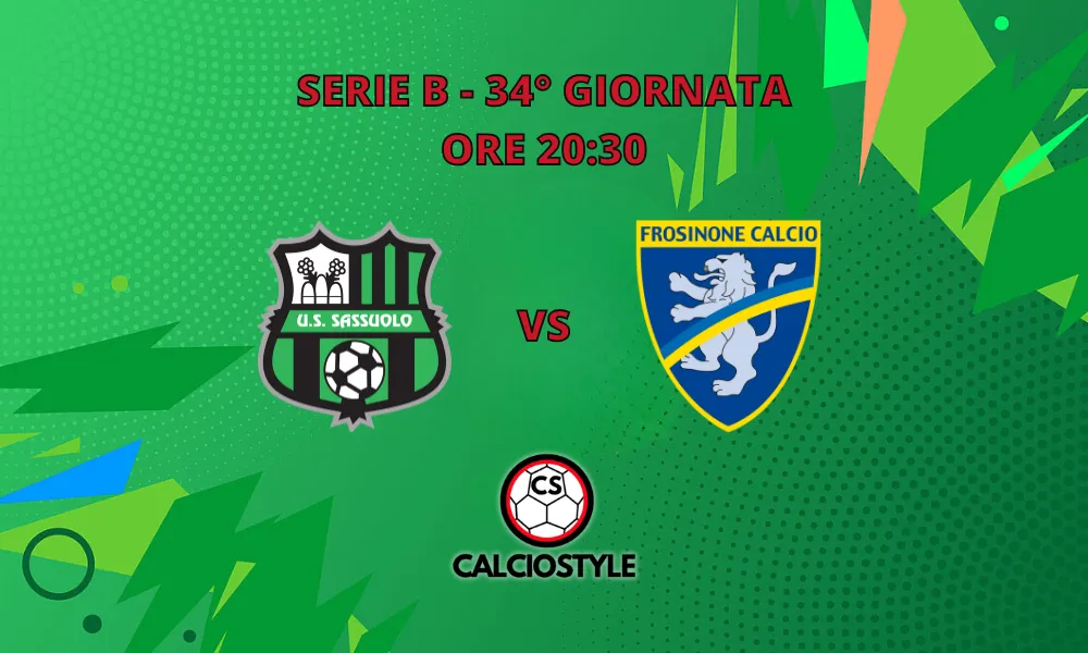 Sassuolo-Frosinone: probabili formazioni e dove vederla