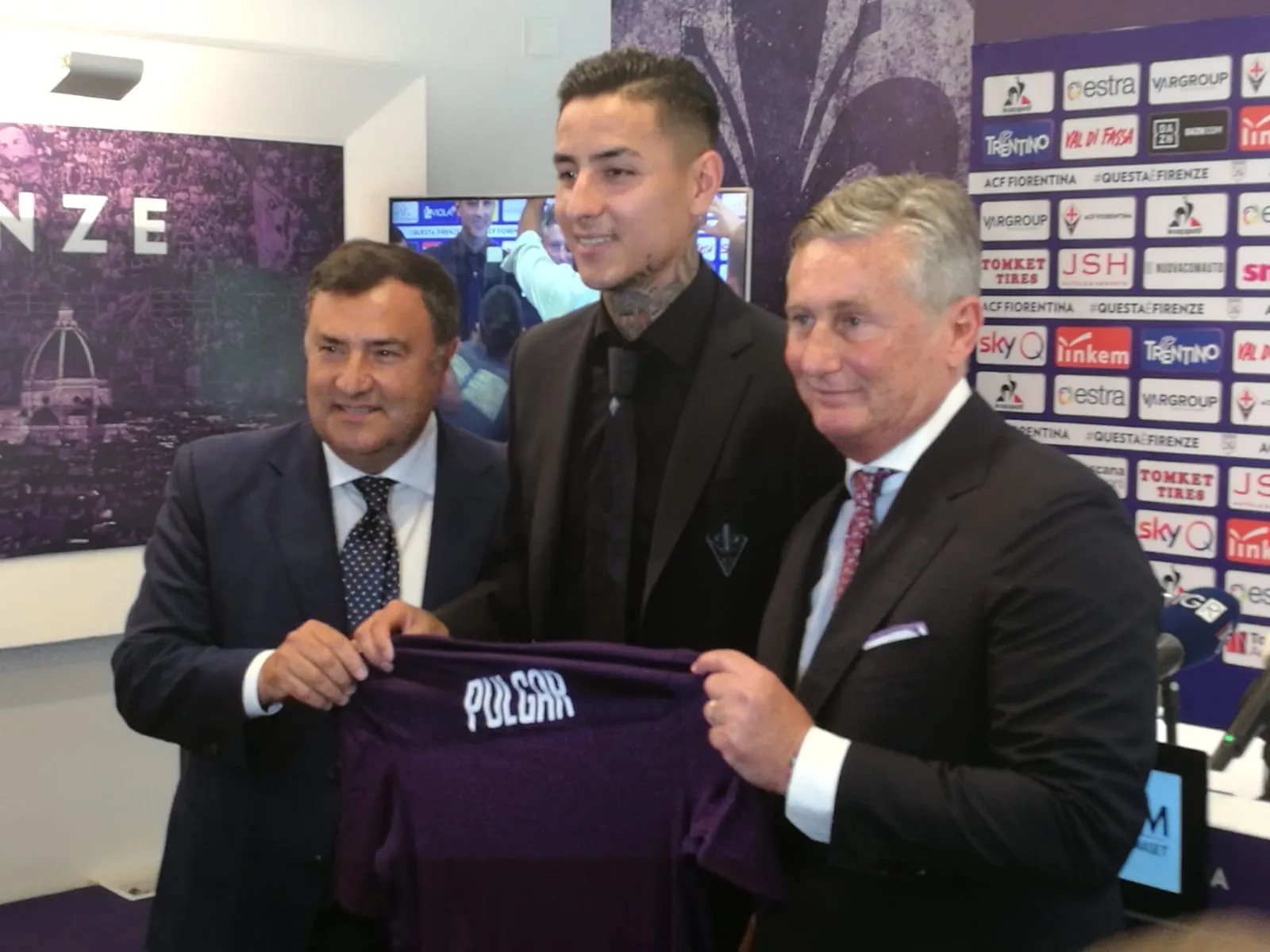 Pulgar: "Fiorentina, prendo il 7 come Pizzarro"