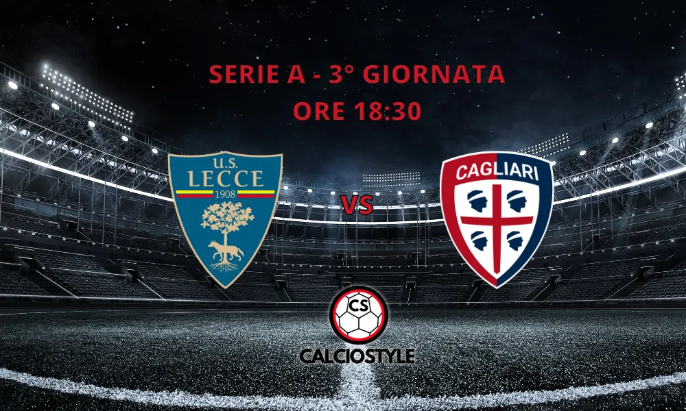 Lecce - Cagliari, le ultimissime del match | Ballottaggio Mina-Palomino, Pelmard dal 1'?