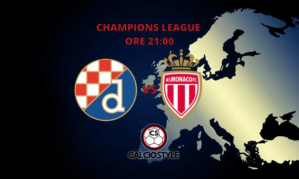 Dinamo Zagabria-Monaco: probabili formazioni e dove vederla