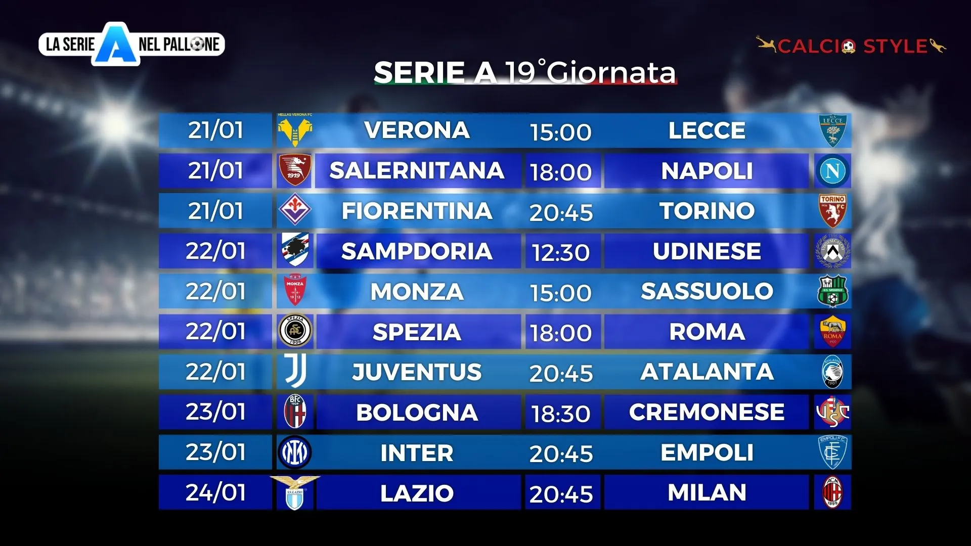 Serie A: probabili formazioni e fantaconsigli