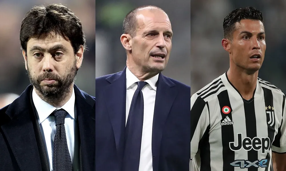 Juventus Allegri Agnelli Ronaldo