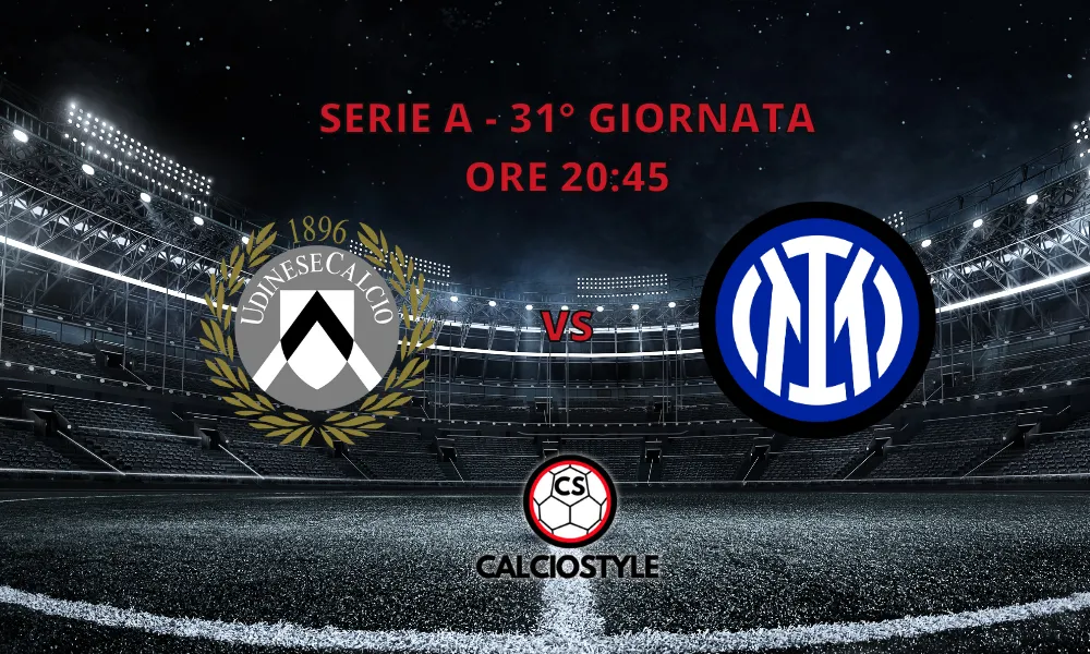 Udinese – inter  : probabili formazioni e dove vederla