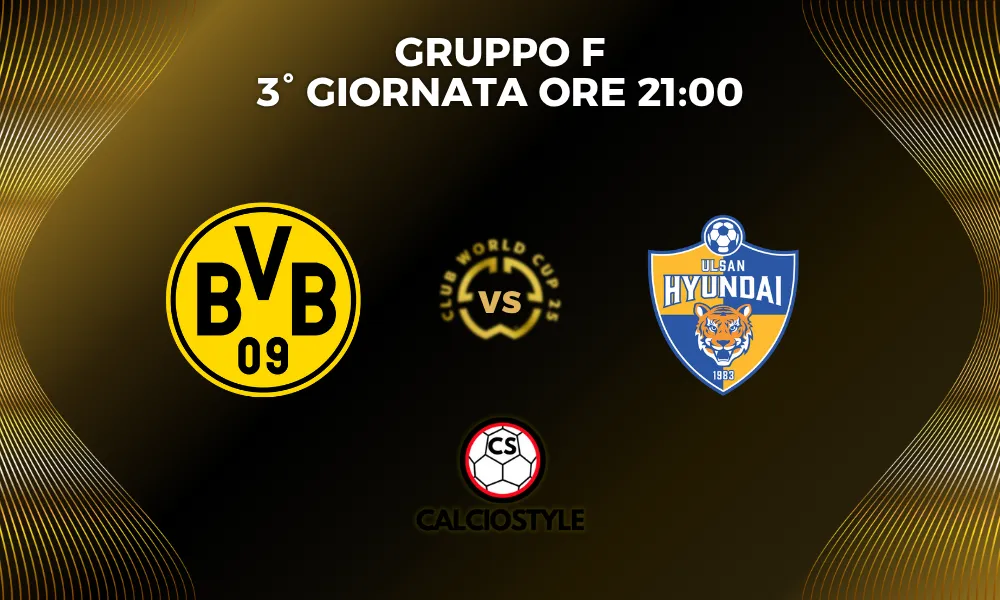 Borussia Dortmund-Ulsan 1-0, gialloneri passano il turno, ma quante occasioni sprecate