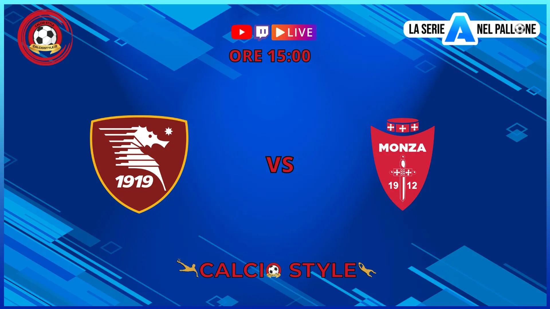 Salernitana-Monza, le scelte ufficiali