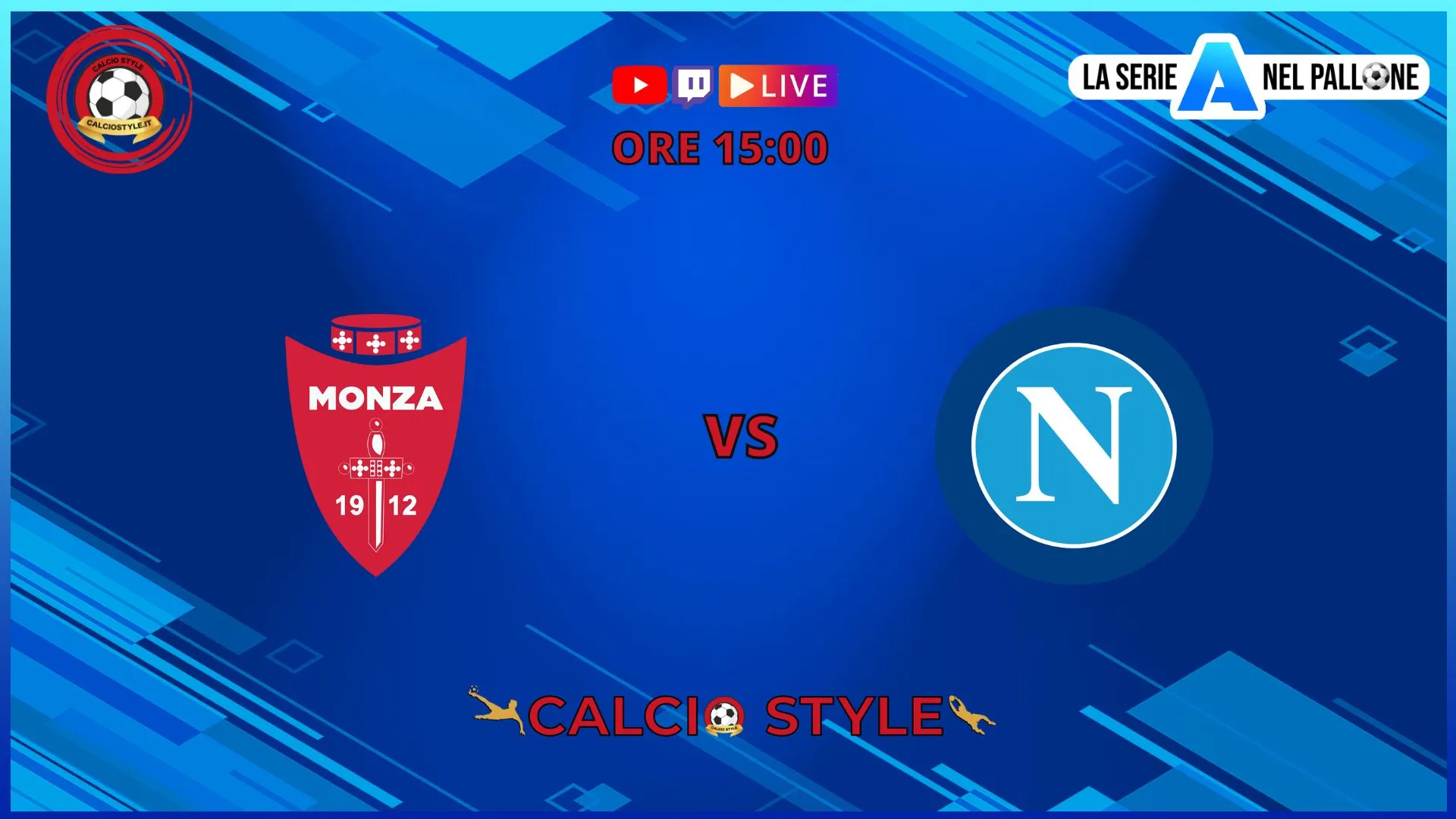 Monza-Napoli, le formazioni ufficiali