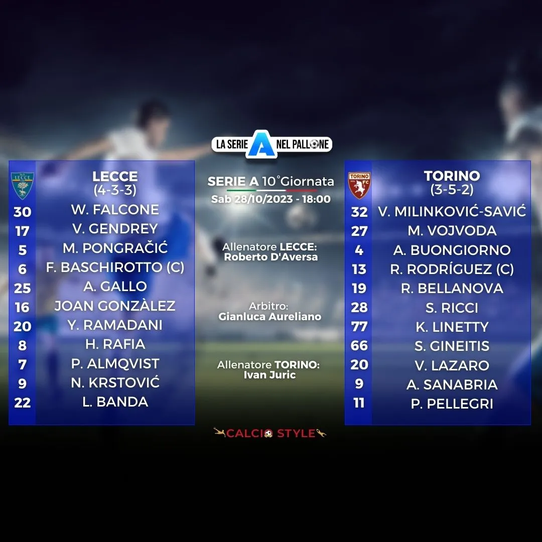lecce - torino