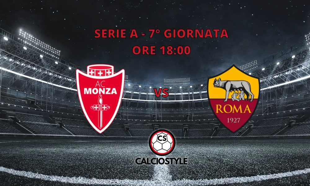 Monza-Roma 1-1. Goal e Highlights