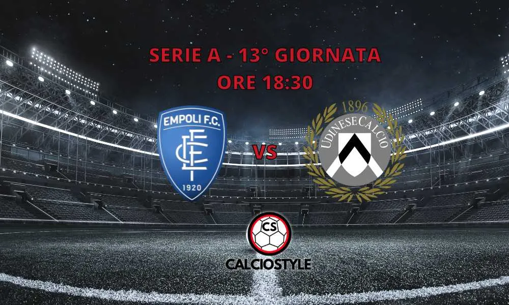 Empoli-Udinese 1-1. Goal e Highlights