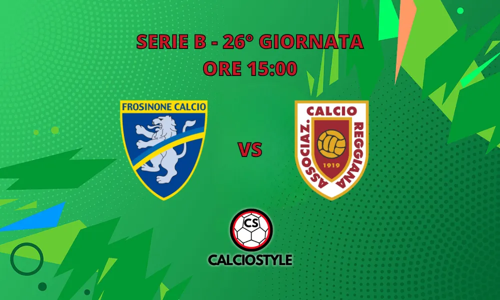 Frosinone-Reggiana, probabili formazioni e dove vederla