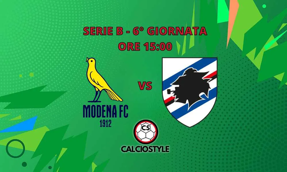 Modena-Sampdoria: le probabili formazioni
