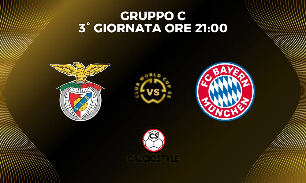 Benfica-Bayern Monaco, probabili formazioni e dove vederla