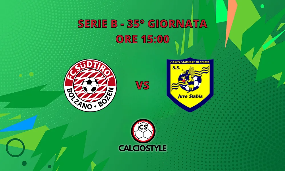 Sudtirol-Juve Stabia: probabili formazioni e dove vederla